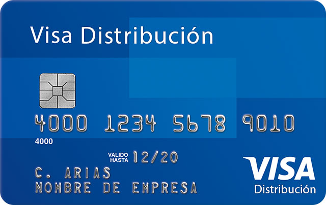 Tarjeta Visa Distribución